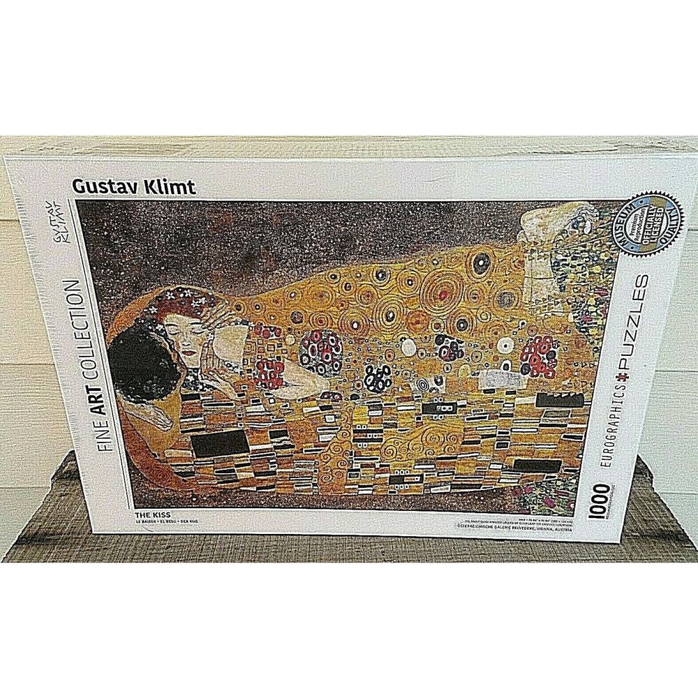 NEW jigsaw Puzzle "THE KISS" Gustav Klimt 1000 Piece Factory Sealed